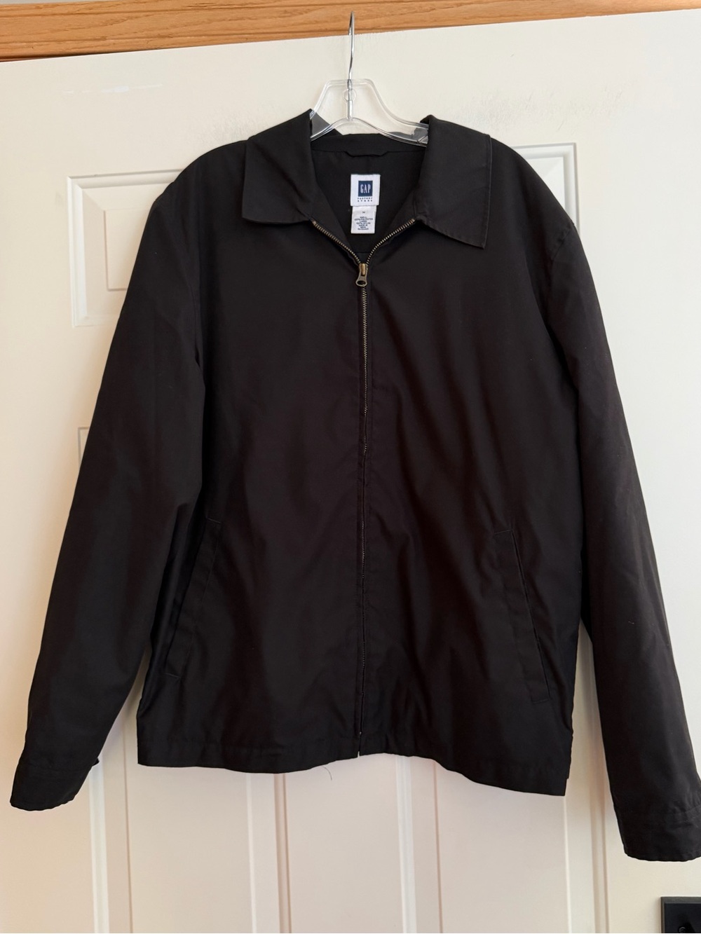 Gap Factory Harrington mid weight black utility mechanic jacket. Size medium